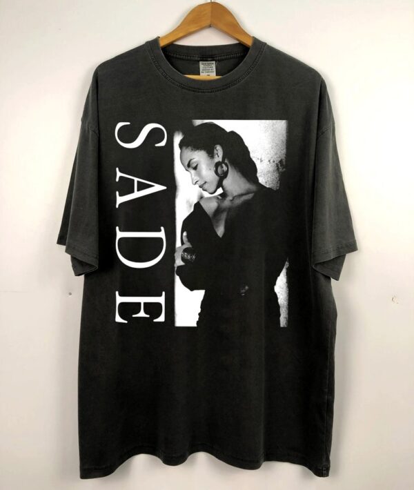 Sade Vintage 90s T-Shirt, Sade Concert Shirt, Sade Pop Music Fan shirt, Sade Gifts for Men Women Unisex Tee, Sade Adu Gift Merch - Image 5