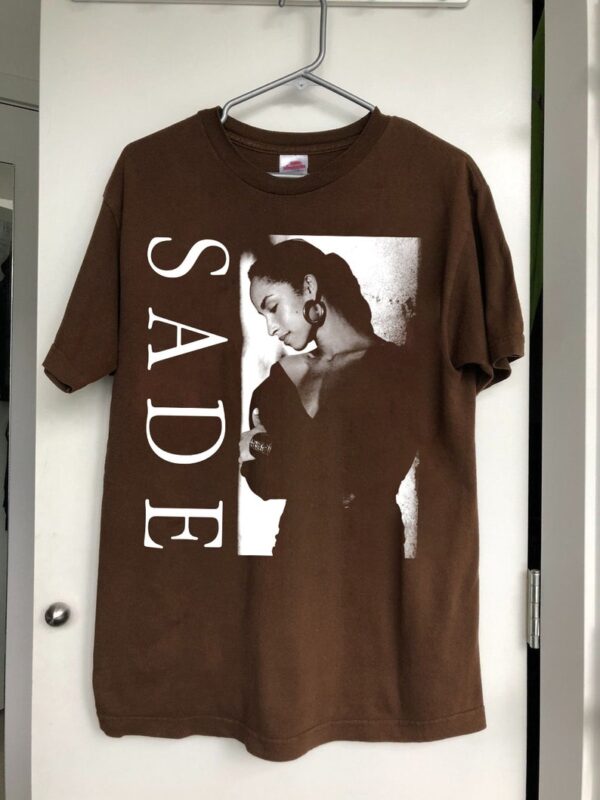 Sade Vintage 90s T-Shirt, Sade Concert Shirt, Sade Pop Music Fan shirt, Sade Gifts for Men Women Unisex Tee, Sade Adu Gift Merch - Image 3