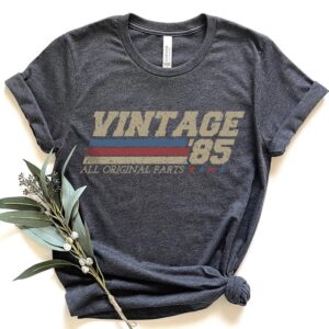 Retro 40th Birthday Gift for Men, Vintage 1985 T-Shirt, 40 Years Old Gift, Classic Eighties Tee, 40 Birthday Present for Him, Dad, Husband