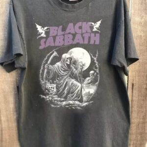 Vintage 80s Black Sabbath Band Tee, Band Heavy Metal Shirt