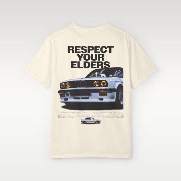 Retro BMW E30 T-Shirt Classic Euro Car Graphic Tee for JDM & Vintage Car Enthusiasts, 80s Streetwear Style Shirt - Image 5