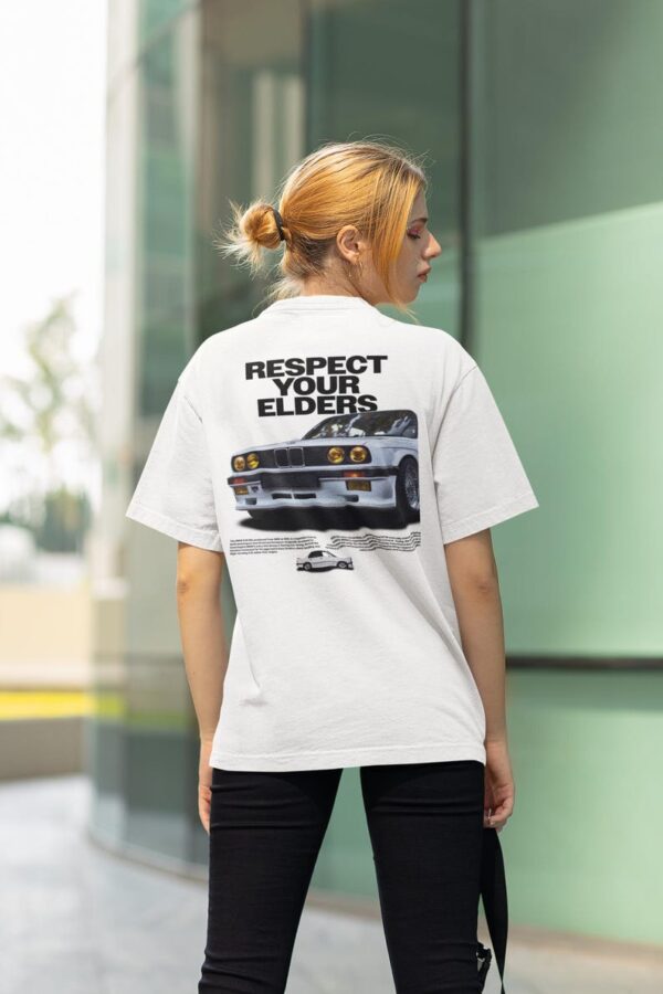Retro BMW E30 T-Shirt Classic Euro Car Graphic Tee for JDM & Vintage Car Enthusiasts, 80s Streetwear Style Shirt - Image 2
