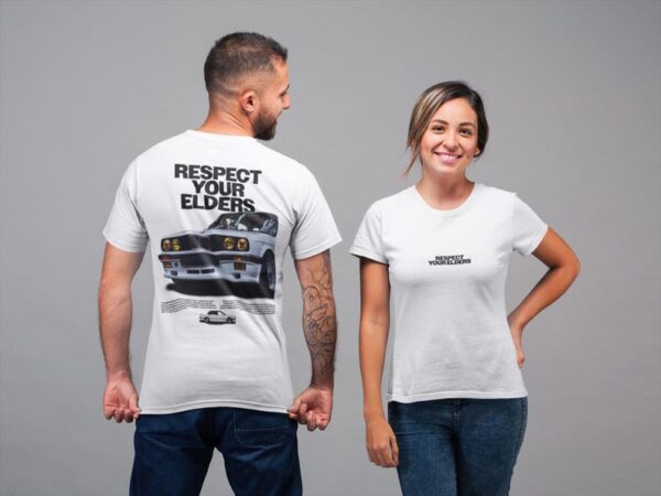 Retro BMW E30 T-Shirt Classic Euro Car Graphic Tee for JDM & Vintage Car Enthusiasts, 80s Streetwear Style Shirt - Image 3